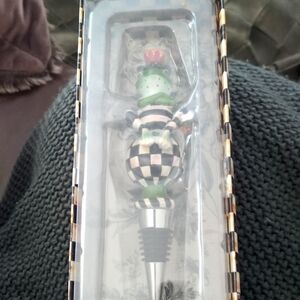 Mackenzie-childs Mr. jingles bottle stopper